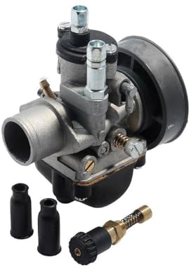 2EXTREME PHBG21BS 21mm Sport Vergaser mit Öl- und Unterdruckanschlüssen | Universal-Vergaser mit 25mm Ansaugstutzen, Luftfilteranschluss 32mm, mit Ansaugtrichter 60mm, Hauptdüse 90 M5, Choke manuell