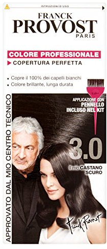 Franck Provost Colorazione Permanente Capelli, 3.0 Castano Scuro