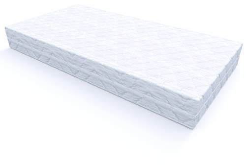MSS e.K. Basic 16 7 Zonen Orthopädische Kaltschaummatratze Härtegrad H4 / H5 Matratze Oeko-Tex 160 x 200 cm Höhe 16 cm (Kernhöhe 14 cm)