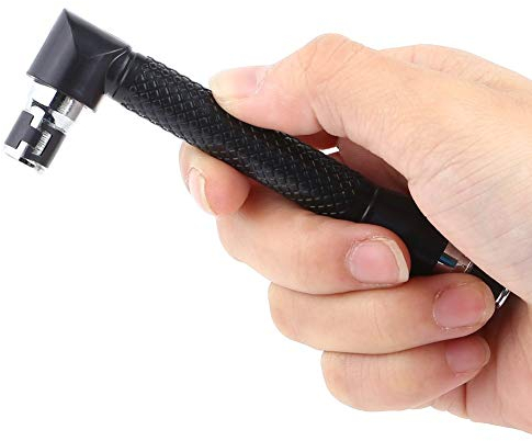 LANTRO JS Winkel Griff Bits Halter, Winkel Handschraubendreher, L-förmiger Doppelkopf 1/4 Zoll Innensechskantschlüssel, Schraubendreher aus verzinktem Stahl für Schraubendreher Handwerkzeuge