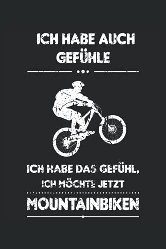 Mountainbike Fahrrad MTB Bike Downhill Radfahrer BMX lustig Notizbuch