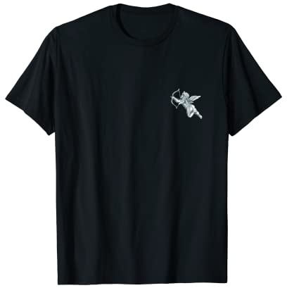 Vintage Cherub Amor Engel Herz Tasche T-Shirt