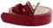 VALENTINO Round Women's Belt W120 Rosso - kürzbar