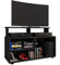 VCM TV Möbel | Lowboard | Fernsehregal mit ausreichend Stauraum | Maße H. 59 x B. 90 x T. 36 cm | Fernseh Möbel - Balansia Schwarz