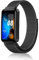 SeNool Nylon Armband für Huawei Band 10/9 / 8, [Weiches Nylon Sport Ersatzarmband] [Klettarmband] Weiches Uhrenarmband für Huawei Band 10/9 / 8 - Schwarz