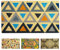 LUA VIKA Coir Doormat - Triangle - 40x70 cm - Outdoor Door mat - Front Door mat outside - Doormats outside