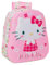 Safta HELLO KITTY Schulrucksack mit 3D-Design, anpassbar an den Wagen, ideal für Kinder verschiedener Altersgruppen, bequem und vielseitig, Qualität und Widerstandsfähigkeit, 27 x 10 x 33 cm,