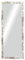 CHELY INTERMARKET MOD128 Espejo Pared Vertical Decorativo Grande Estilo Moderno Marco Madera Cuerpo Entero Elegante 35x140 cm Vintage Ideal Recibidor Dormitorio Baño Incluye Kit Montaje