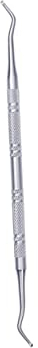 FRCOLOR Nail Skin Remover Cuticle Spoon 2-in-1 Nail Cleaner Pusher Stainless Steel for Cuticle