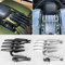 WOOGA Porte-Bagages arrière de Moto pour Cargo Support d'étagère Fits for Har&Le&y Davidson Street Glide Road King Special Road Glide (Chrome)