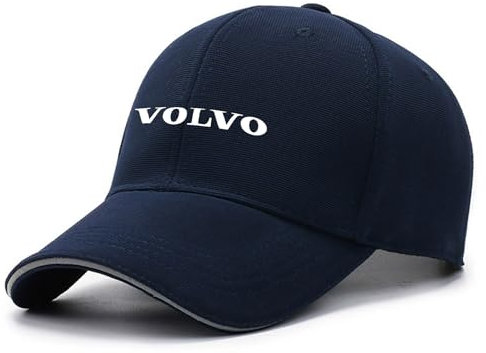 Myzter Cap Herren Vo-lv.o, Unisex Retro Baseballcap Sonnenhut, Herren Damen Outdoor Running Freizeit Basecap, Kappe(Navy Blue)