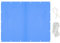 Premium Sonnensegel, 2,5 x 3,6 m, rechteckig, Terrassenüberdachung, UV-beständig, für Garten, Pool, Terrasse & Balkon, strapazierfähige Outdoor-Markisen, Blau