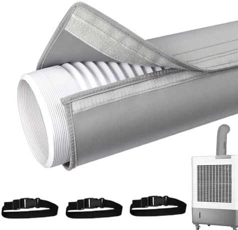 Portable Air Conditioner Hose Cover,Heat Insulation Dustproof - Air Conditioning Hose Insulation Sleeve | for Homeowners Technicians Landlords Handymen Installers Home Office School Apartment Restaura