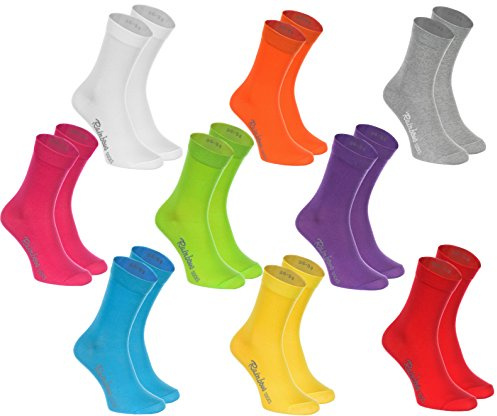 Rainbow Socks - Hombre Mujer Calcetines Colores de Algodón