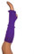 Katz Stulpen 40cm Länge mit Fußloch Violett