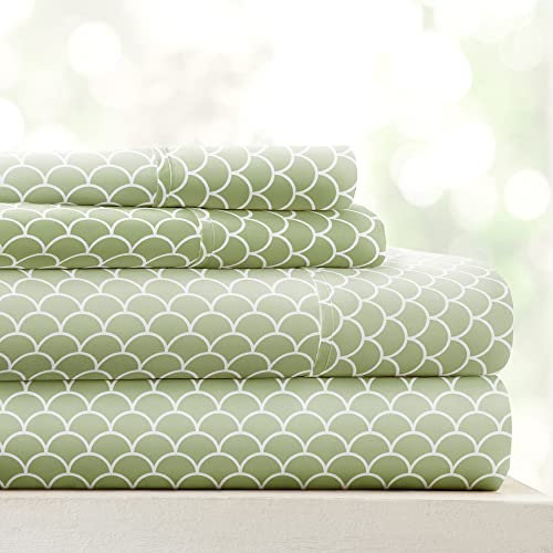 Linen Market Bettlaken-Set, Mikrofaser, Jakobsmuschelsalbei, Doppelbett