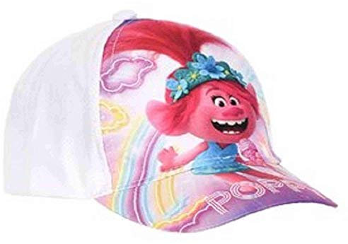 April Clothing Mädchen Offiziell lizenzierte Troll World Tour Baseball-Mütze 4-8 Jahre