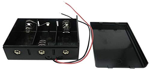 RS PRO Batteriehalter zur Anschlusskabel Spulenfeder für 3 x C Batterien