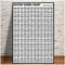 WANGHH Poster und Drucke Gitarre Akkord Diagramm Baumwolle Grafik Musik Übung Poster Wandkunst Bild Leinwand Malerei für Raum Home Decor- 60x80cm ungerahmt