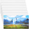 Belle Vous 7 Stk. Leeres Leinwand zum Bemalen Set - 30 x 60 cm - Bespannte Leinwand Rahmen - Leinwand für Acrylfarben und Ölmalerei sowie zum Skizzieren und Zeichnen