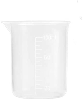 Bicchieri in polipropilene. Misuratori in plastica. (100ml, 1)