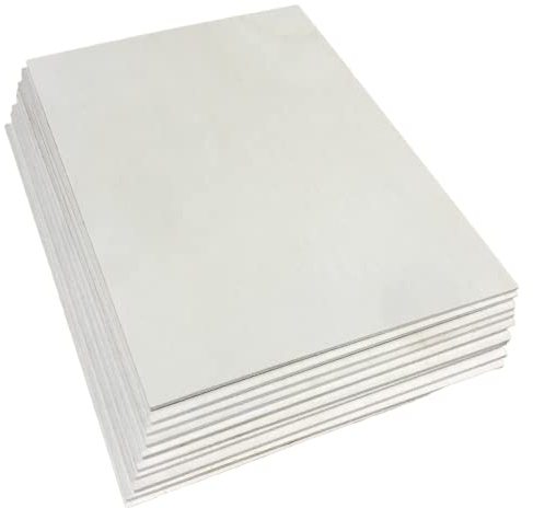 Trustleaf Poplar 3.2mm - 3.4mm Plywood A4-300x210x 3.4mm - Laserable Ply (Pack of 10)