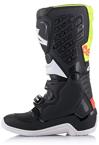 Alpinestars Tech 5 Stivali motocross (Black/Red/Yellow,12 (47))