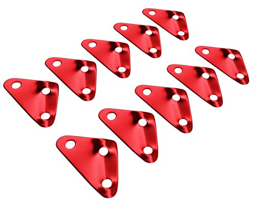 10 Stück Zeltspanner, Aluminiumlegierung Zeltspanner Seilspanner Leichtgewicht Zeltleinenspanner Dreieck Guyline Zelt Seil Cord Adjuster Zelt Spanner Seil Für Zelt Outdoor Wandern Camping Picknick