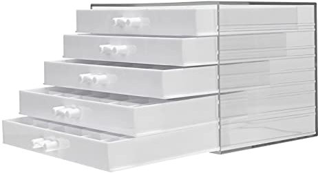 FRCOLOR 1pc 120 Box Storage Box Cosmetics Storage Organizer Manicure Tool Storage Case Manicure Charm Case Jewelry Organizer Clear Nail Case Rhinestones Plastic Abs 5d Purple Jewelry Rack