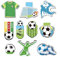 10 Stück Magnetische Lesezeichen Fußball Kinder Fussball Mitbringsel Kleine Geschenke für Jungen Schüler Freund Fußballfans Buchliebhaber Magnet Seite Marker für Schule Einschulung Schulanfang