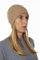 Bo.MA. Gerippter Hut aus 100 % reinem regeneriertem Kaschmir für Herren und Damen, hergestellt in Italien, Winter, Mütze, Kaschmir, Winter, Kopfhörer, Kleidung, Geschenk, beige, One size