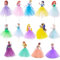 BCEDIGAD Prinzessinnen Cake Toppers 14 Stück Geburtstag Princess Tortendeko Tortendeko Kindergeburtstag Mädchen Topper Set für Mädchen Themenparty Party Kuchen Dekoration