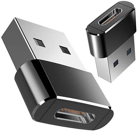 Lot 3 Adaptateur Type C Femelle vers USB2.0 mâle convertisseur connecteur pour iPhone, AirPods,iPad Air Mini, Samsung Galaxy OTG données Charge Rapide 480Mbps