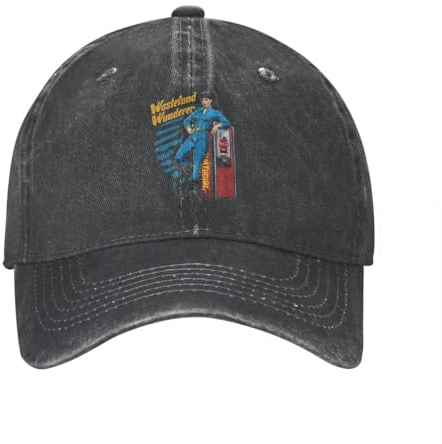 Casquette de Baseball et à la Mode Nuka Cola Girl Wasteland Wanderer Fallouts Vault-Tec en détresse lavé Chapeaux Casquette en Plein air Course à Pied Golf Couvre-Chef Sports Cadeaux de Plein air