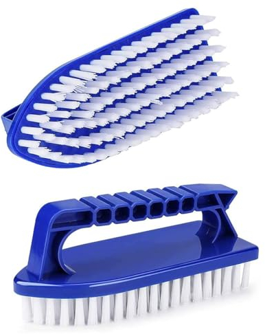 Cepillo para Piscina,2 PCS Cepillos Piscina Cepillo para Limpieza de Bañera de Hidromasaje con Mango de Cerdas Finas Cepillo para Fregar Línea de Flotación de Piscina para Spas Piscina Pecera