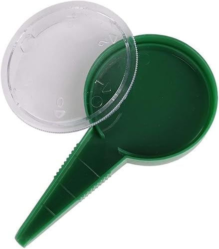 2Pcs Green Seed Dispenser Sower, Adjustable Manual Plant Seed Spreader Flower Grass Seed Planter Garden Seeding Tool with Working Lid, Lawn and Garden Spreaders, Garden Tools and Watering Equipment