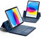 GOKOCO Keyboard Case for iPad 11th A16 2025/iPad 10th Generation 10.9-inch,Adjustable Portrait/Land Stand,Magnetic Split Stand Case with Multi-Touch Trackpad Backlit Keyboard-Navy Blue