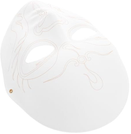 Holibanna Zellstoff-Maske Papiermaske Maskenmalerei Party Masken für Kinder masken für halloween kinderschminke Halloween-Masken weiße Halloween-Maske Bemalbare Tiermaske weiße Vollmaske