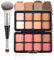 Carla Secret Palette, Palettes Make up Forever, Blushs Contorni a 16 Colori, Blush e Correttori, per Trucco a Coprenza Totale, Palette Fard Correttore A Lunga Durata, Cream Blush Palette for All Skin
