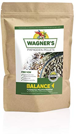 Wagner's | Balance Pellets für Papageien - 750 g Hauptnahrung - SMALL