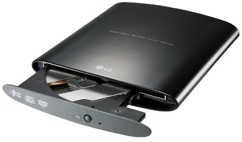 LG GP08NU6B lite externer DVD-Brenner USB 2.0 schwarz