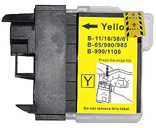 Go Inks 1 Yellow Ink Cartridge to Replace Brother LC985Y Compatible/Non-OEM for Brother DCP and MFC Printers