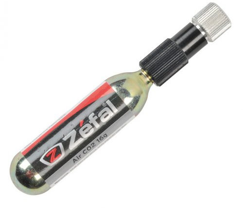 Zefal - Cartouche Pompe Regulateur Cartouche Co2 Presta/schrader + Cartouche 16g Zefal - Eqpo030