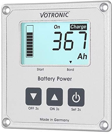 Votronic Batteriecomputer 400-S, incl 400 Amp-Shunt, Batteriekapazitätsanzeige