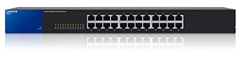 Linksys Commutateur Gigabit métallique 24 Ports (SE3024), Noir