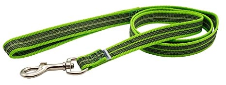 Gummierte Leine mit Handschlaufe - grün, 200 cm (2 m)