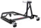 ConStands - Motorrad Montageständer für Ducati Monster 1100 Evo 11-13 Single Mover Schwarz hinten inkl. Rangierhilfe und Bolzen