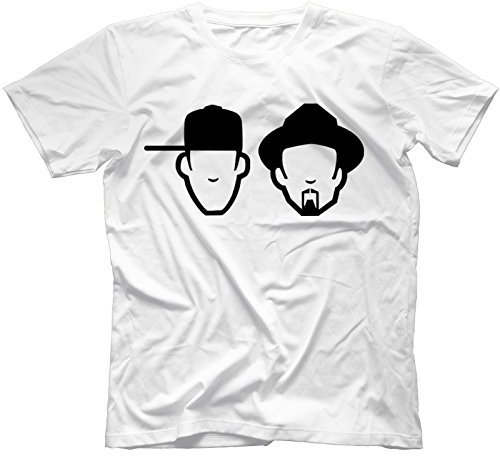 Masters At Work T-Shirt 100% Cotton | To Be in Love House Gangster[White (Black Logo),L]