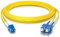 10Gtek OS2 SC a LC Cable de Fibra Óptica 1m- 9/125 Monomodo Dúplex Fiber Patch Cable LSZH para SFP, Convertidor de Medios