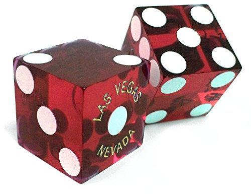 Las Vegas Spiel-Würfel – verschiedene Motive/Casinos, 1 Paar